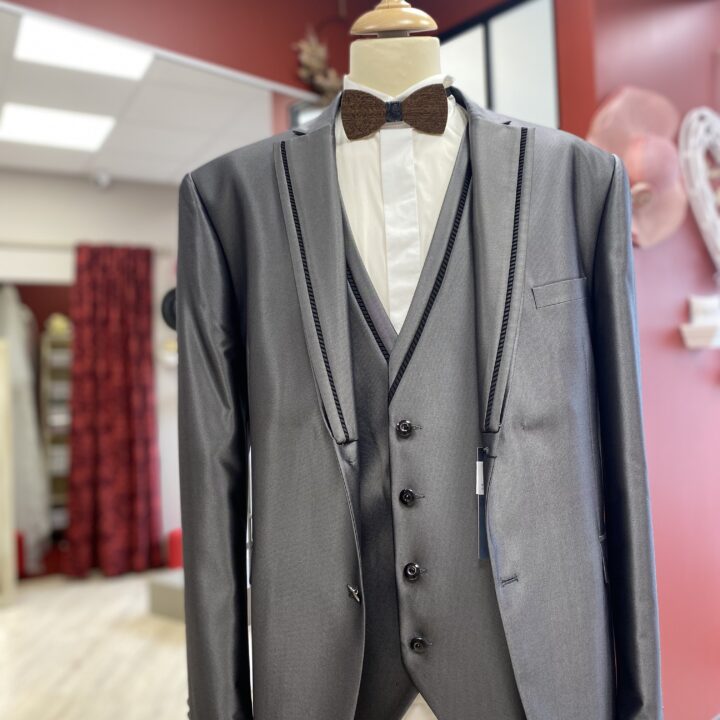 Costume CAEN Gris 3 pièces – Image 2