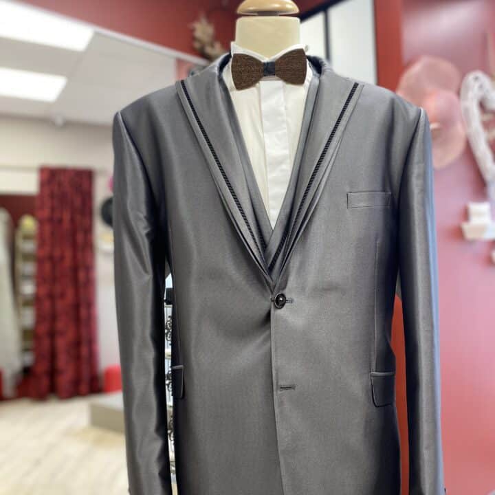 Costume CAEN Gris 3 pièces