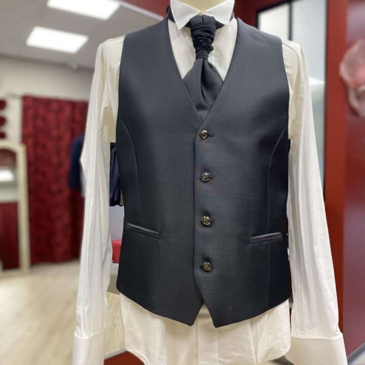 Costume SCEAUX 4 pièces col satiné – Image 2
